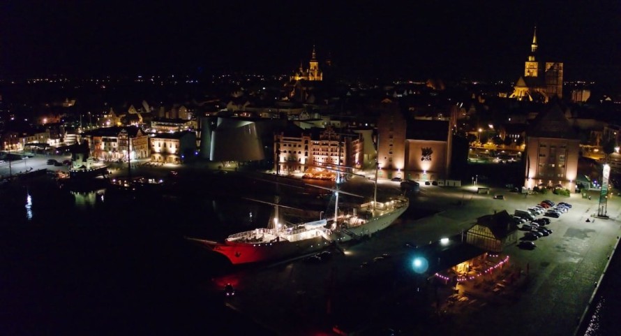 Norddeutschland bei Nacht